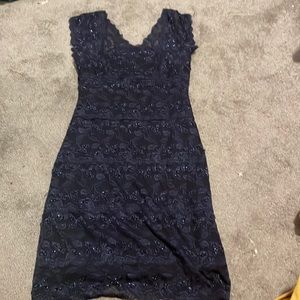 Onyx Nite Blue Cocktail Dress